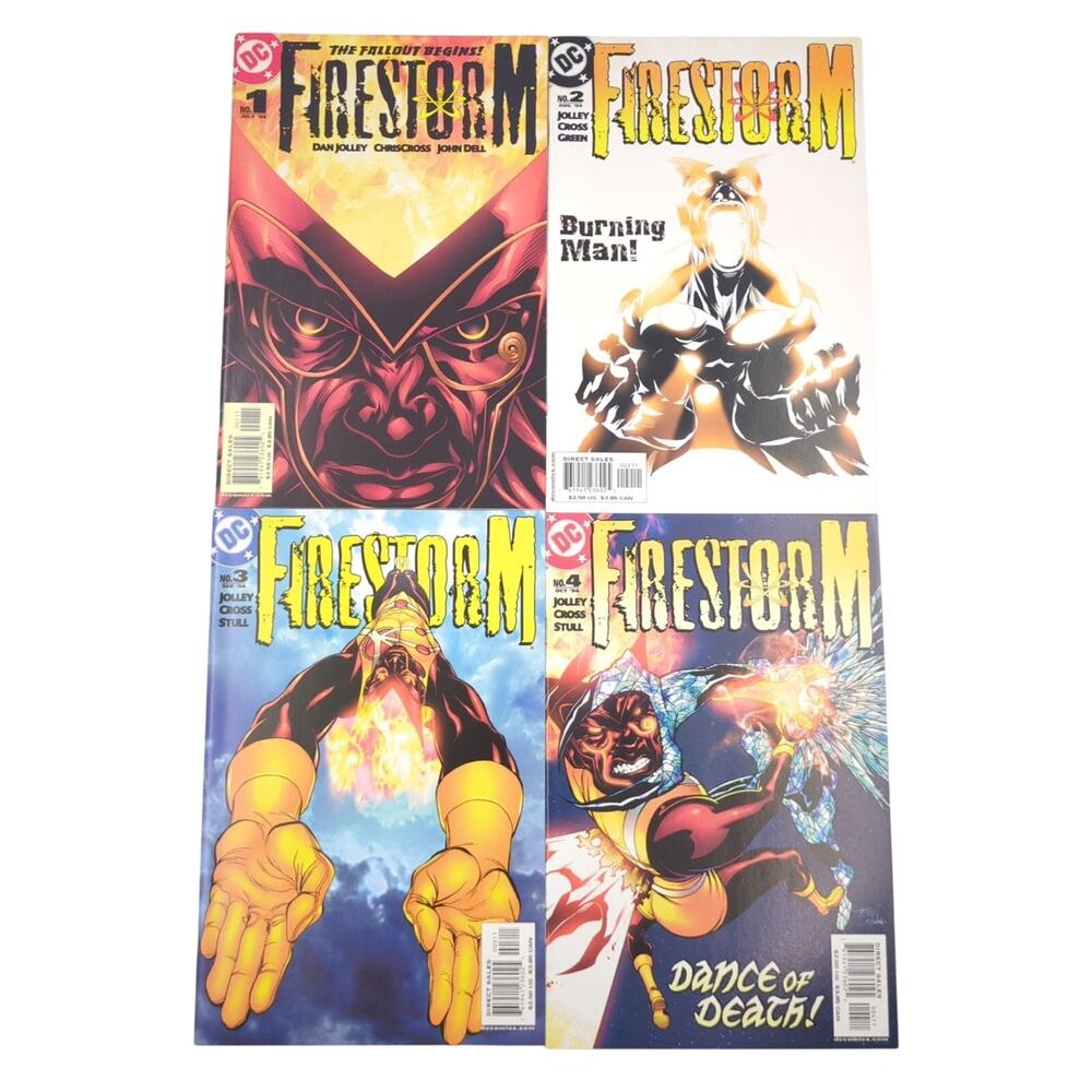 Firestorm Comic Book Lot of 4 Issues #1-4 DC Comics Modern Age 200's